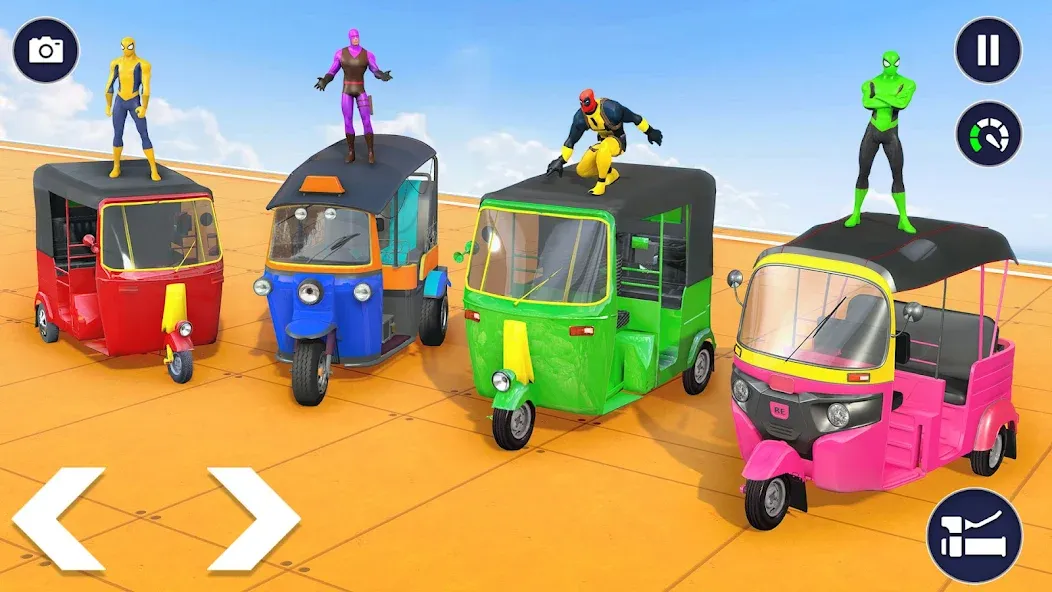 Взломанная Tuk Tuk Auto Rickshaw Games 3D [MOD: безлимитные деньги и топливо] на Андроид — скриншот 1