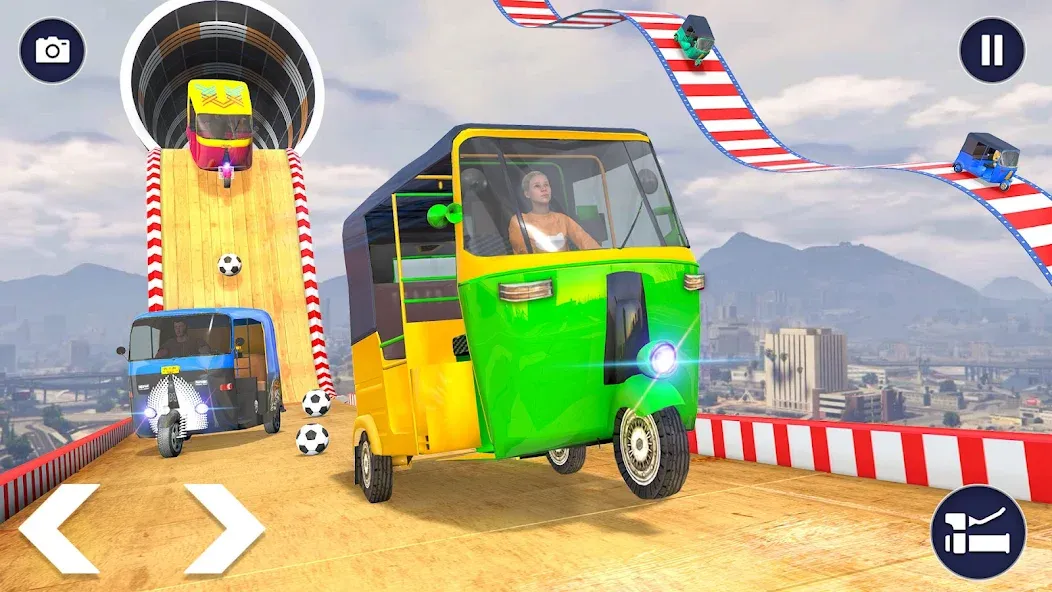 Взломанная Tuk Tuk Auto Rickshaw Games 3D [MOD: безлимитные деньги и топливо] на Андроид — скриншот 2