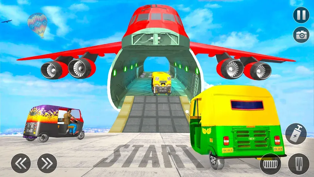 Взломанная Tuk Tuk Auto Rickshaw Games 3D [MOD: безлимитные деньги и топливо] на Андроид — скриншот 3