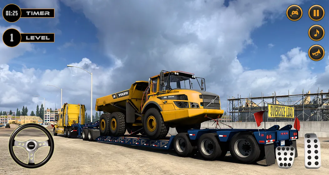 Real Excavator Simulator Games [MOD: безлимитные деньги и топливо] (Бесплатно / APK) — скриншот 4