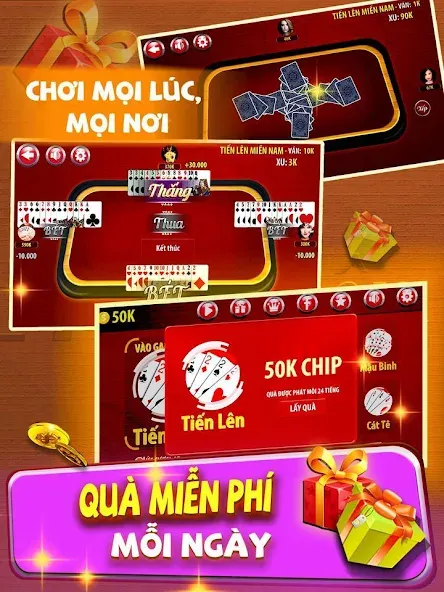 Скачать взлом Tiến Lên Miền Nam - Tien Len [MOD: без рекламы и бесконечные монеты] — скриншот 3