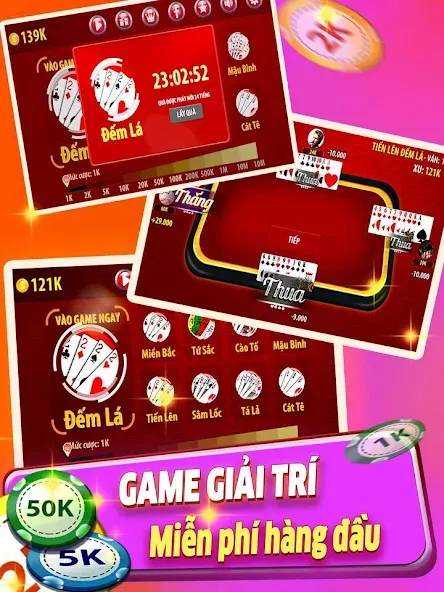 Скачать Tiến Lên Đếm Lá - Tien Len [MOD: безлимитные монеты и подсказки] на телефон — скриншот 2