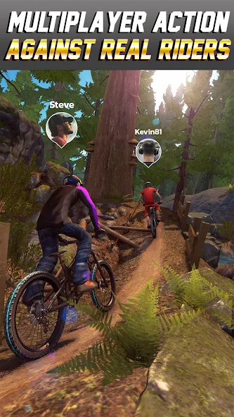 Взломанная Bike Unchained 2 [MOD: безлимитные деньги и все трассы открыты] на Андроид — скриншот 1