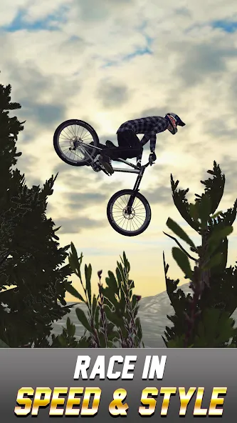 Взломанная Bike Unchained 2 [MOD: безлимитные деньги и все трассы открыты] на Андроид — скриншот 3