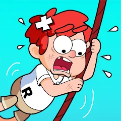 Zipline Rescue: Physics Game [MOD: безлимитные деньги и все уровни] на Андроид