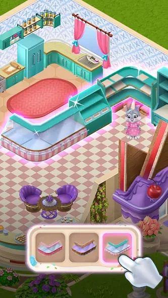 Sweet Escapes: Build A Bakery [MOD: безлимитные монеты и энергии] на Андроид — скриншот 2