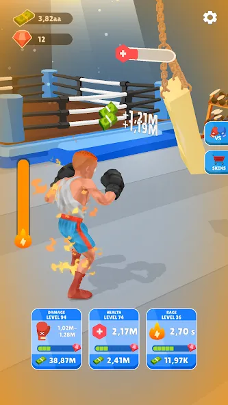 Скачать Tap Punch - 3D Boxing [MOD: безлимитные деньги и урон] на телефон — скриншот 1