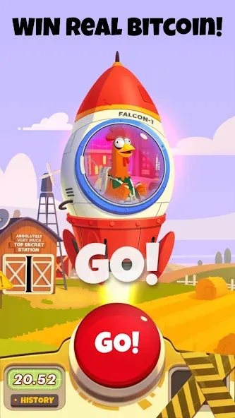 Взломанная Chicken or Crash! Win Bitcoin. [MOD: безлимитные биткоины и жизни] на Андроид — скриншот 2