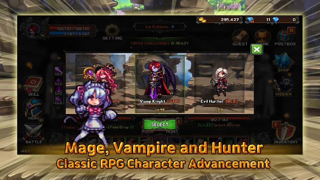 Скачать взлом Bless & Magic: Idle RPG game [MOD: безлимитные деньги и ресурсы] — скриншот 2