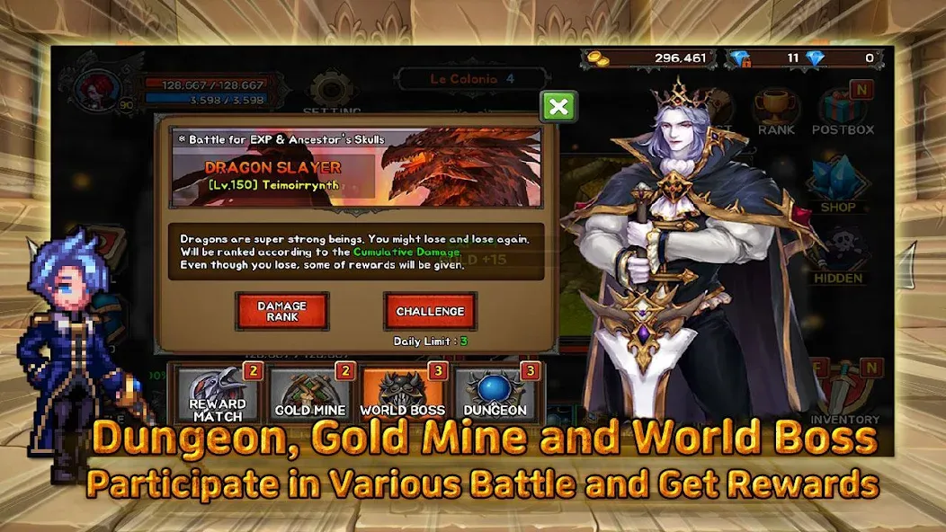 Скачать взлом Bless & Magic: Idle RPG game [MOD: безлимитные деньги и ресурсы] — скриншот 4
