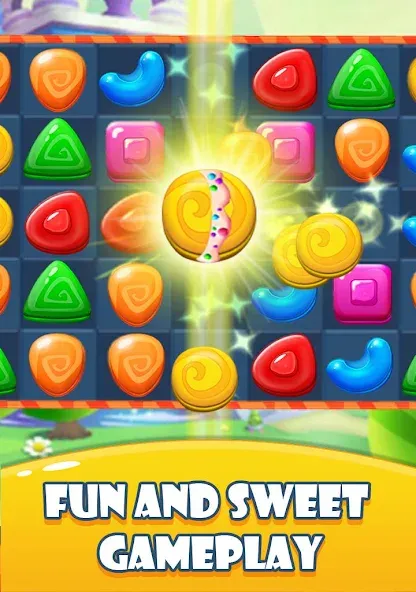 Cookie Jelly Match [MOD: безлимитные жизни и подсказки] последняя версия — скриншот 5