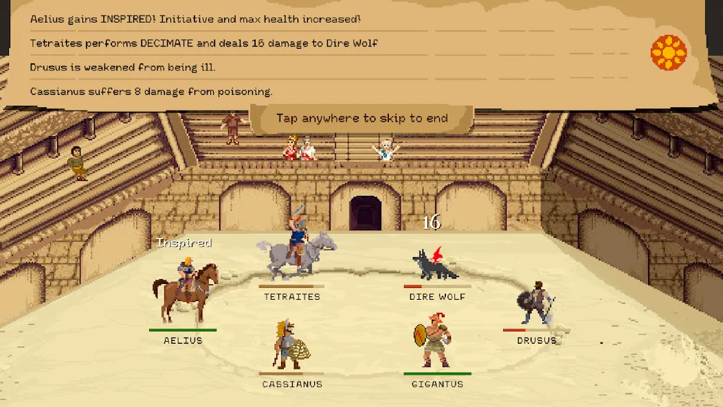 Gladiator manager [MOD: безлимитные деньги и ресурсы] (Бесплатно / APK) — скриншот 4