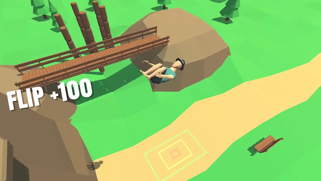 Flip Trickster - Parkour Simul [MOD: безлимитные деньги и все уровни] последняя версия — скриншот 1