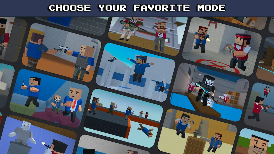 Block Strike: Online Shooter [MOD: безлимитные монеты и всё оружие] (Бесплатно / APK) — скриншот 2