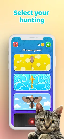 Скачать Games for Cat－Toy Mouse & Fish [MOD: новые игрушки и рыбки] — скриншот 2