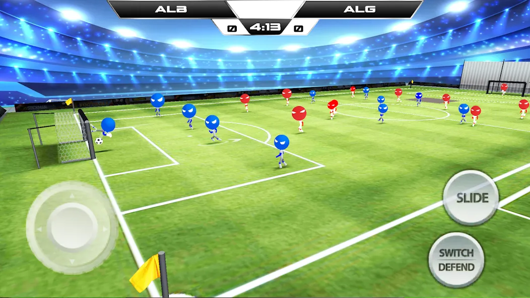 Stickman Soccer Football Game [MOD: безлимитные монеты и открыты все команды] последняя версия — скриншот 2