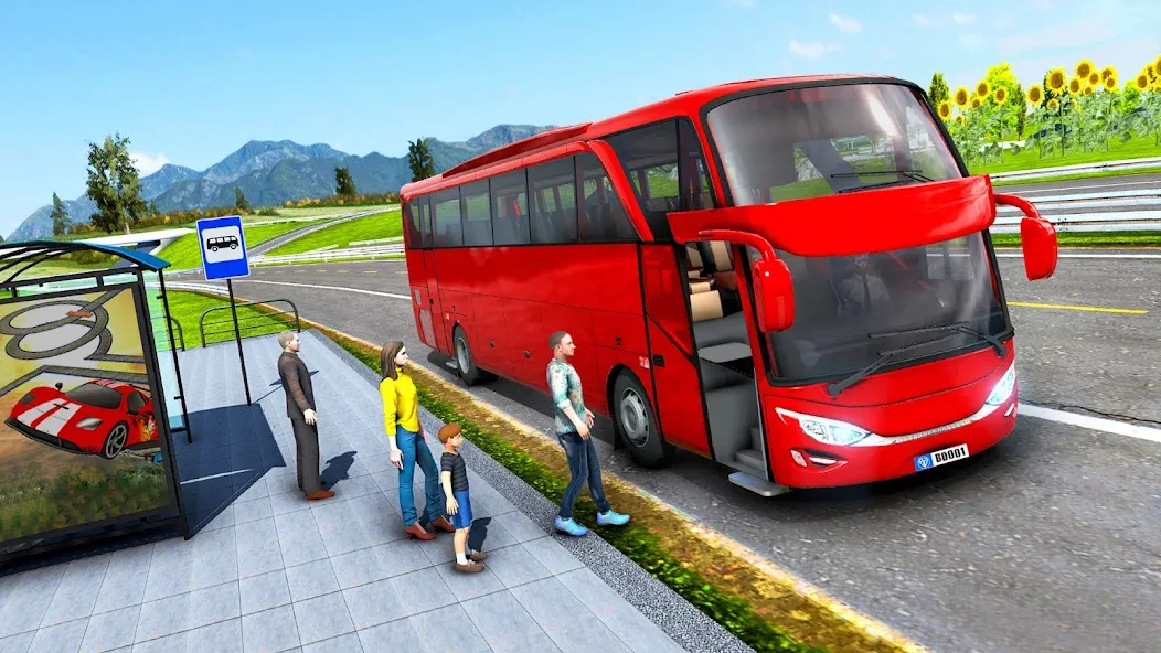 Highway Bus Simulator Bus Game [MOD: безлимитное топливо и все автобусы открыты] (Бесплатно / APK) — скриншот 2