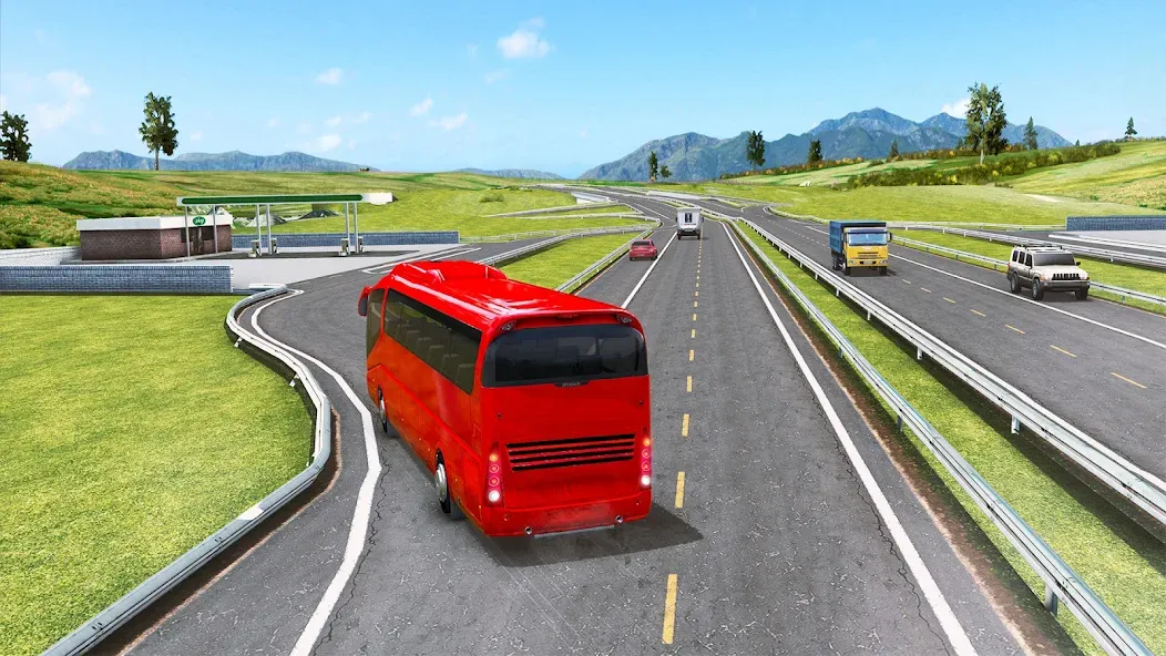 Highway Bus Simulator Bus Game [MOD: безлимитное топливо и все автобусы открыты] (Бесплатно / APK) — скриншот 4