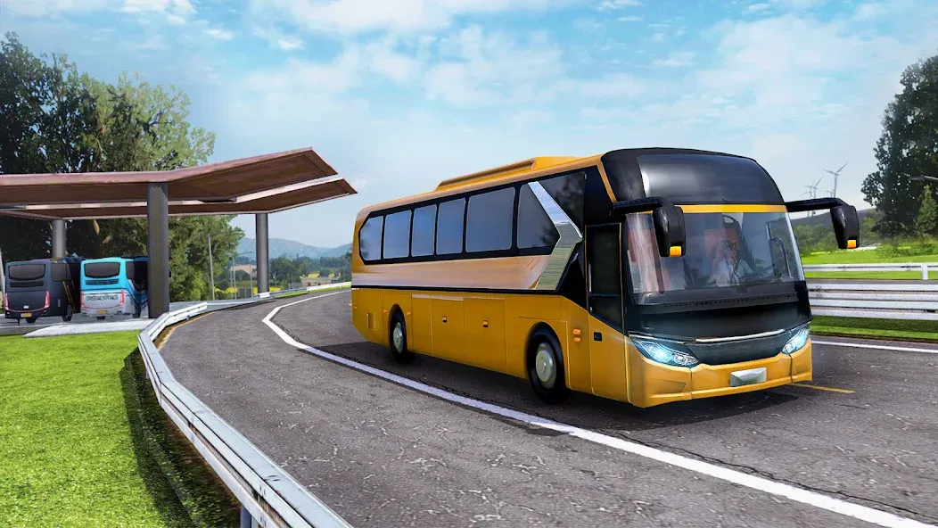 Highway Bus Simulator Bus Game [MOD: безлимитное топливо и все автобусы открыты] (Бесплатно / APK) — скриншот 5