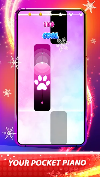 Скачать взлом Magic Pink Tiles: Piano Game [MOD: без рекламы и все песни открыты] — скриншот 2