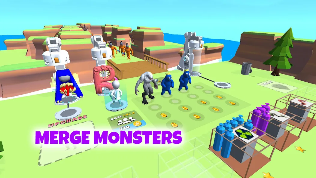 Grimace monster playground [MOD: безлимитные ресурсы и открыты все уровни] на Андроид — скриншот 2