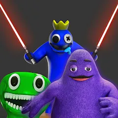 Grimace monster playground [MOD: безлимитные ресурсы и открыты все уровни] на Андроид