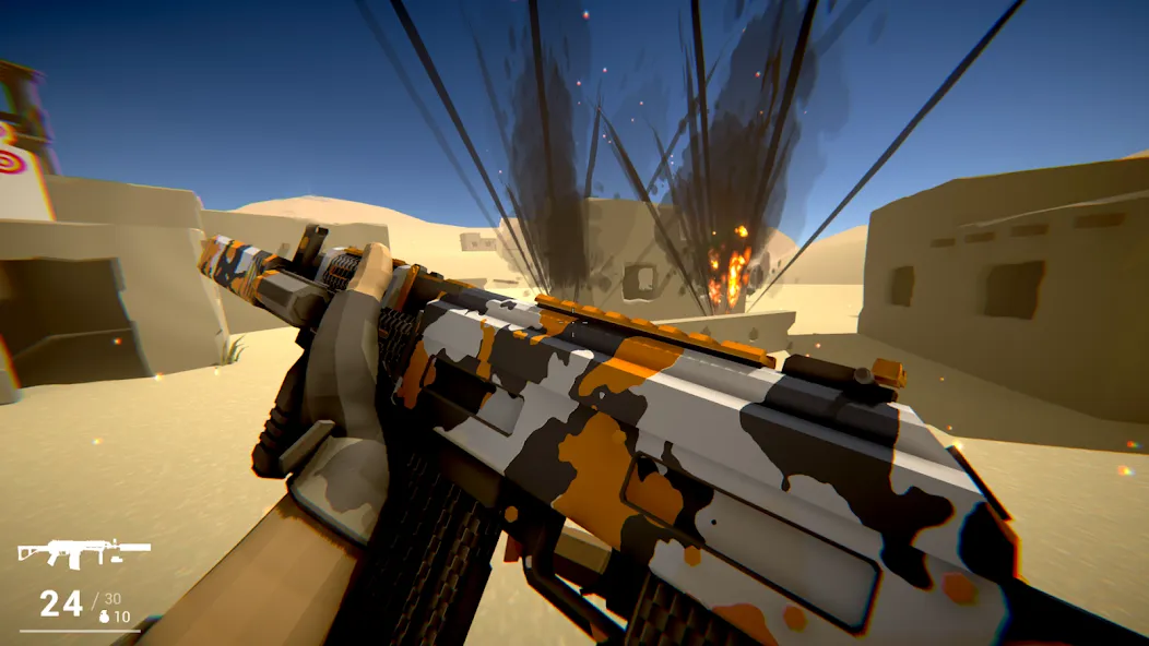 Nextbots In Backrooms: Shooter [MOD: безлимитные патроны и бессмертие] последняя версия — скриншот 2