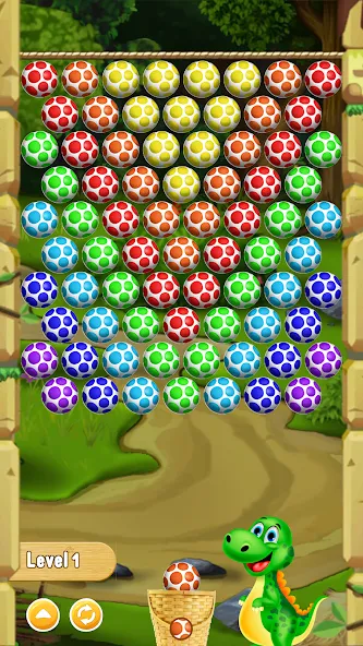 Скачать взлом Shoot Dinosaur Eggs [MOD: безлимитные монеты и жизни] — скриншот 1