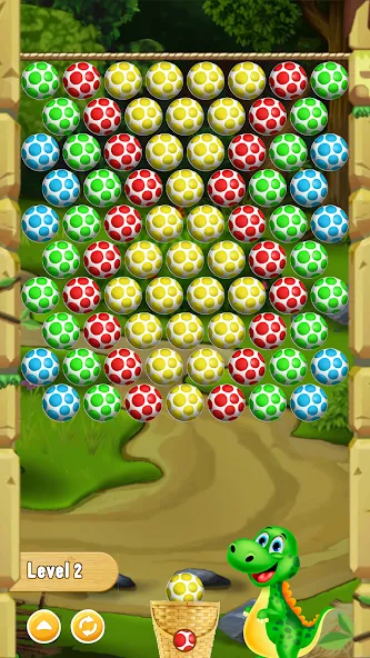 Скачать взлом Shoot Dinosaur Eggs [MOD: безлимитные монеты и жизни] — скриншот 2