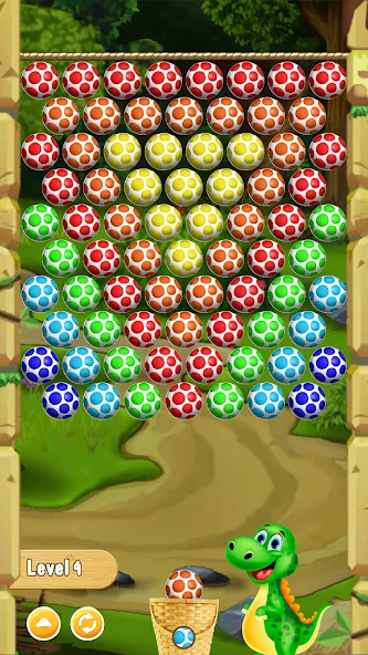 Скачать взлом Shoot Dinosaur Eggs [MOD: безлимитные монеты и жизни] — скриншот 4