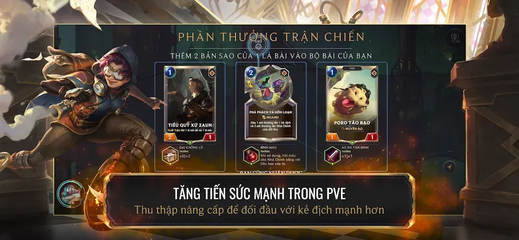 Взломанная Huyền Thoại Runeterra [MOD: безлимитные ресурсы и открыты все карты] на Андроид — скриншот 5