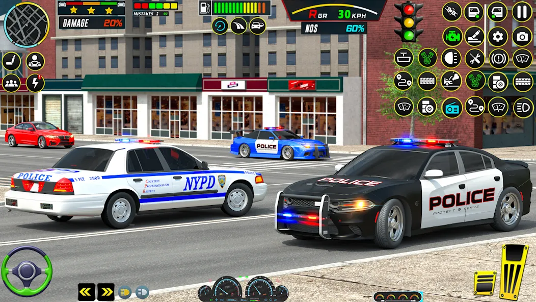 Скачать US Police Car Parking - King [MOD: безлимитные деньги и все машины] — скриншот 3