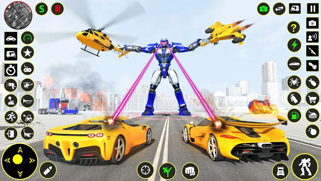 Скачать взлом Truck Game - Car Robot Games [MOD: безлимитные деньги и топливо] — скриншот 3