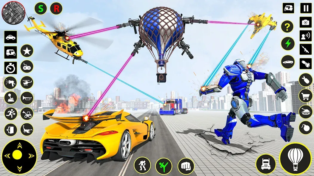 Скачать взлом Truck Game - Car Robot Games [MOD: безлимитные деньги и топливо] — скриншот 4