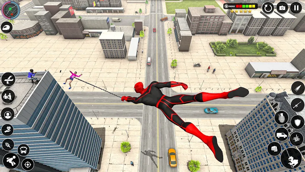 Скачать взлом Spider Rope Games - Crime Hero [MOD: безлимитные деньги и открыты все уровни] — скриншот 4