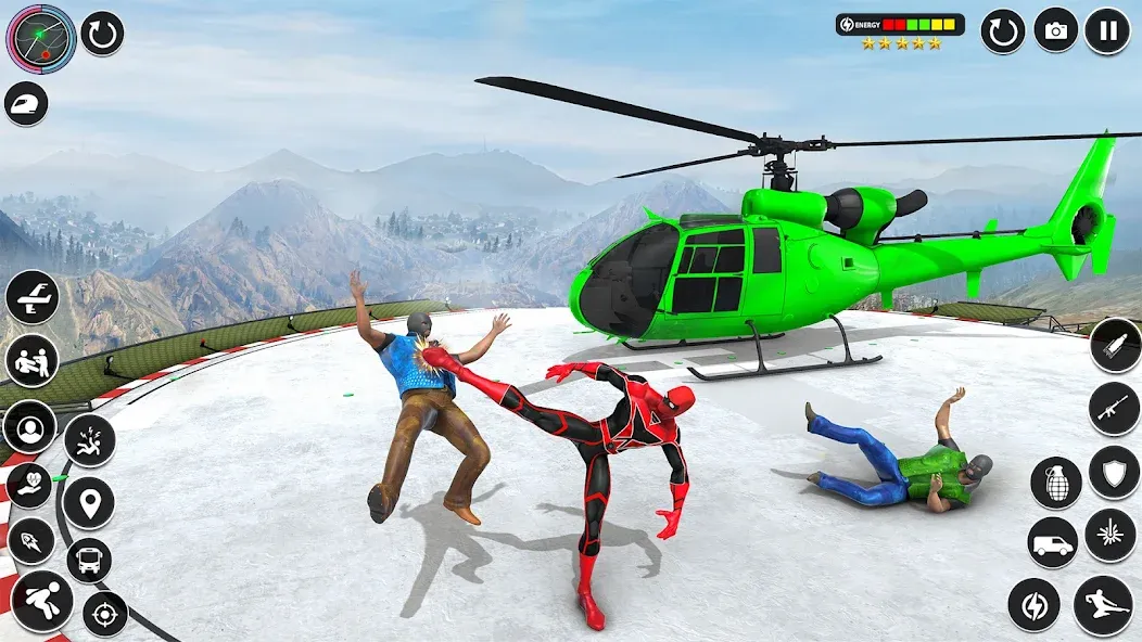 Скачать взлом Spider Rope Games - Crime Hero [MOD: безлимитные деньги и открыты все уровни] — скриншот 5
