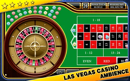 Roulette - Casino Style! [MOD: безлимитные фишки и выигрышные ставки] на Андроид — скриншот 1
