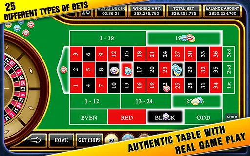 Roulette - Casino Style! [MOD: безлимитные фишки и выигрышные ставки] на Андроид — скриншот 3