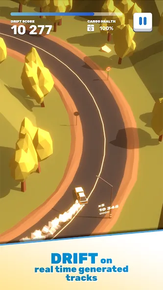 Скачать Tofu Drifter [MOD: безлимитные деньги и открыты все машины] — скриншот 1
