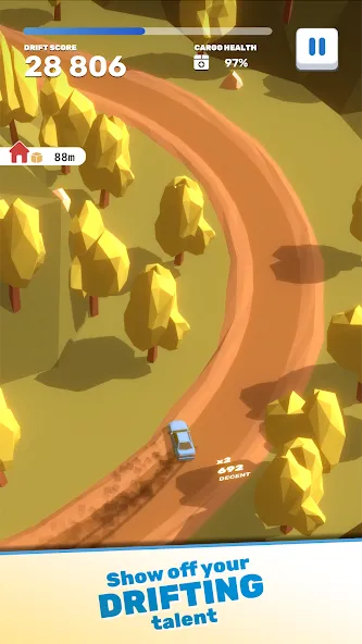 Скачать Tofu Drifter [MOD: безлимитные деньги и открыты все машины] — скриншот 5