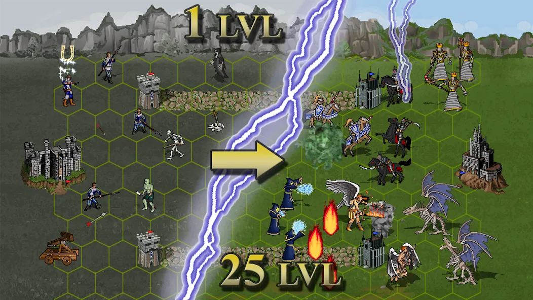 Heroes of Might: Magic arena 3 [MOD: безлимитные ресурсы и все герои] — Скачать бесплатно (APK) — скриншот 4