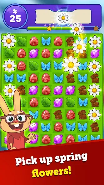 Easter Magic - Match 3 Game [MOD: безлимитные жизни и монеты] — Скачать бесплатно (APK) — скриншот 1