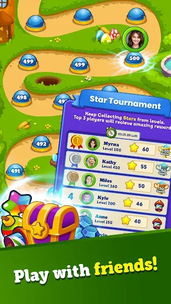 Easter Magic - Match 3 Game [MOD: безлимитные жизни и монеты] — Скачать бесплатно (APK) — скриншот 4