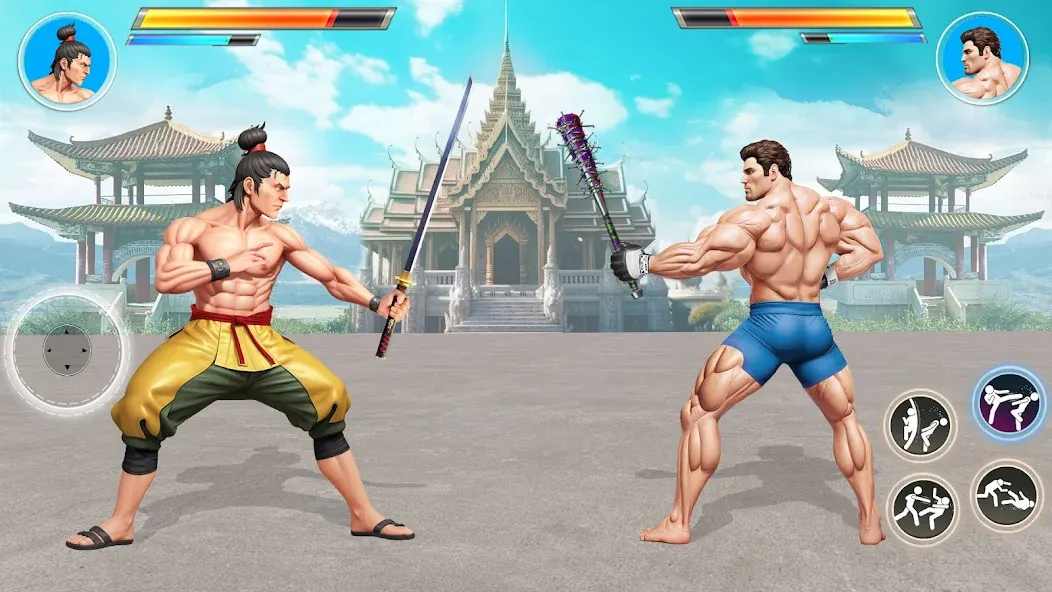 Kung Fu Karate Fighting Games [MOD: безлимитные деньги и энергия] последняя версия — скриншот 2