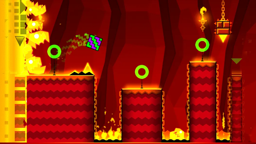 Geometry Dash Meltdown [MOD: открыты все уровни и скины] (Бесплатно / APK) — скриншот 2