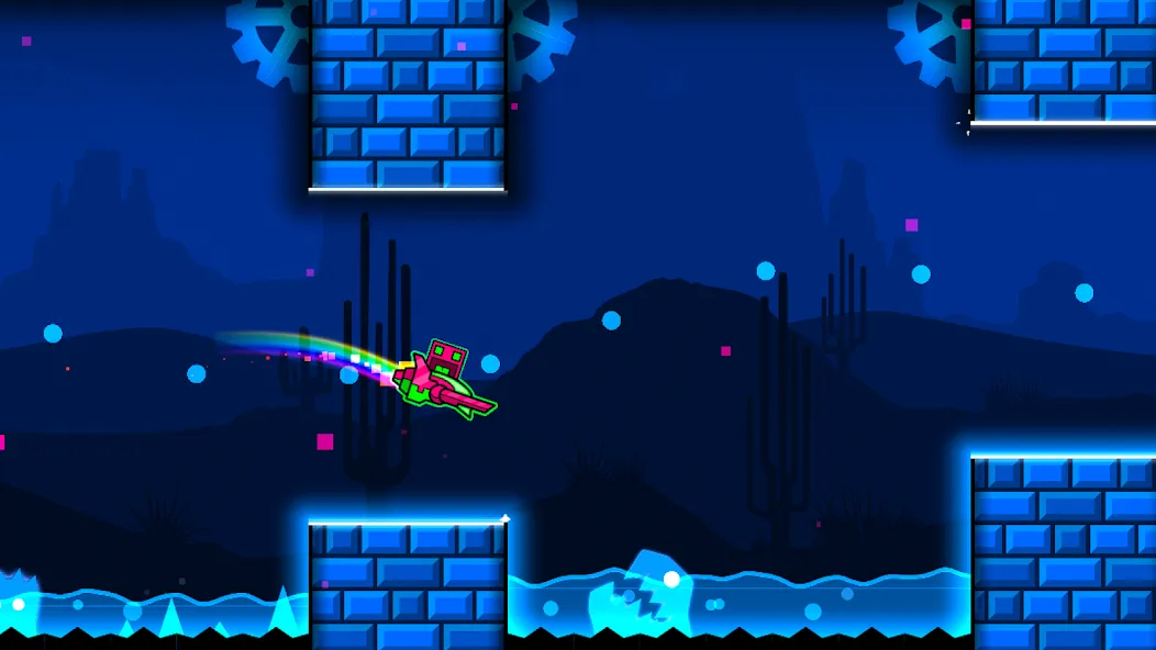 Взломанная Geometry Dash SubZero [MOD: безлимитные попытки и открыты уровни] на Андроид — скриншот 4