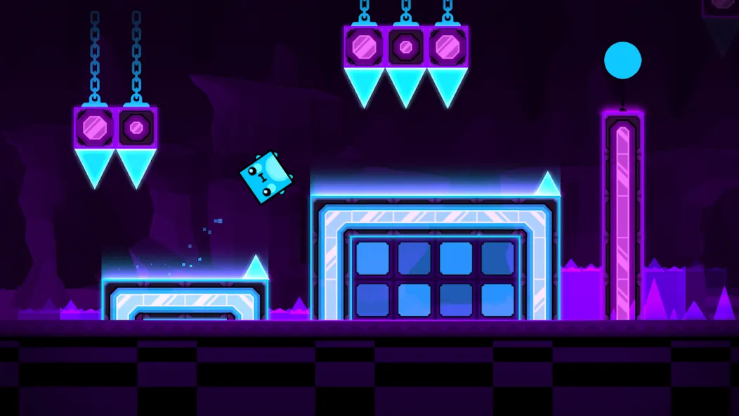 Взломанная Geometry Dash World [MOD: открыты все уровни и скины] на Андроид — скриншот 4
