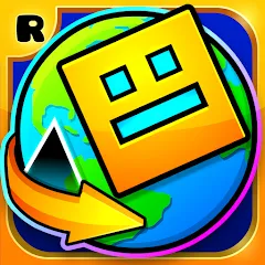 Взломанная Geometry Dash World [MOD: открыты все уровни и скины] на Андроид