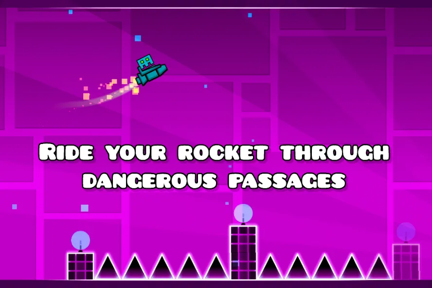 Взломанная Geometry Dash Lite [MOD: новые уровни и улучшенная графика] на Андроид — скриншот 2