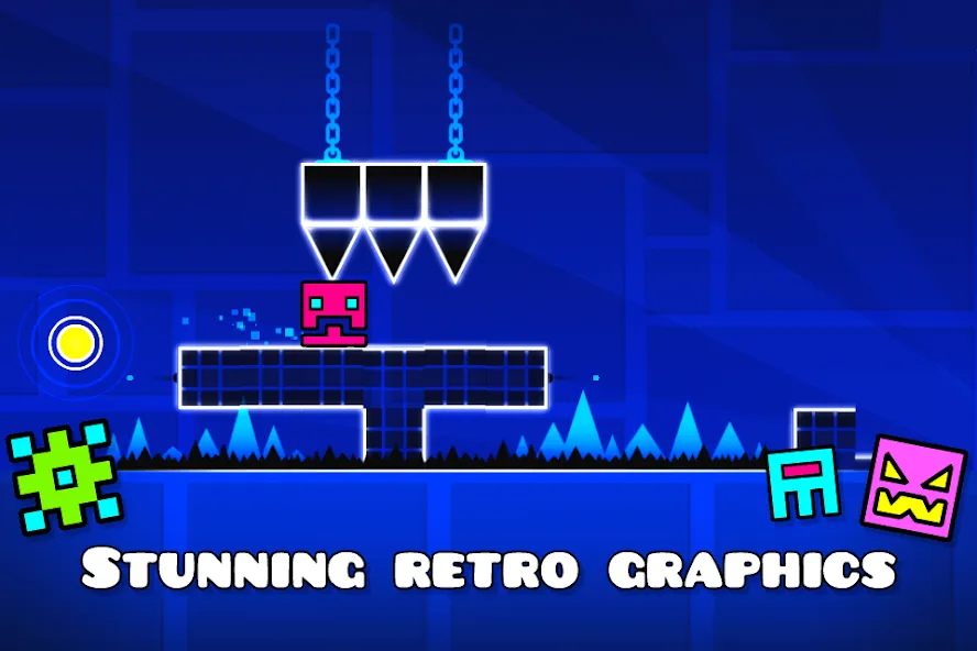 Взломанная Geometry Dash Lite [MOD: новые уровни и улучшенная графика] на Андроид — скриншот 3